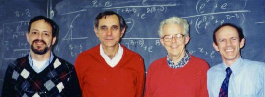 Stuart Luppescu, David Andrich, Ben Wright, Mike Linacre, ca. 1997