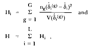 Weighted chi-square fit statistic - grouped