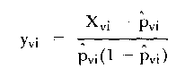 standardized residual