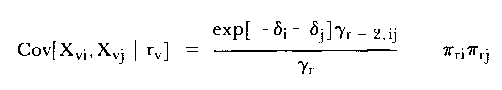 response covariance
