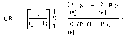 observed and expected variance ratio