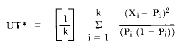 observed and expected variance ratio